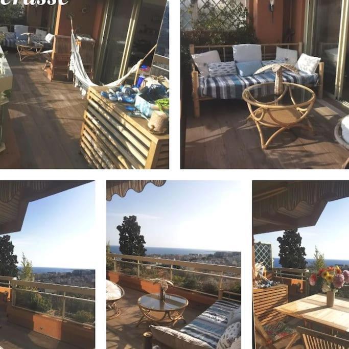 Appartement Nice Centre Vue Mer Avec Piscine Pour Famille, Couple D'Amis Pas De Groupes De Jeunes Autorises Exterior photo